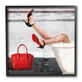 thumbnail image 1 of Stupell Industries Women's Fashion Bathroom Red Wine Heels Design by Milli Villa, 1 of 3