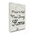 thumbnail image 1 of Stupell Industries Wood Texture Proud to Call New Jersey Home Town & City Painting Gallery Wrapped Canvas Art Print Wall Art, 30 x 40, 1 of 5