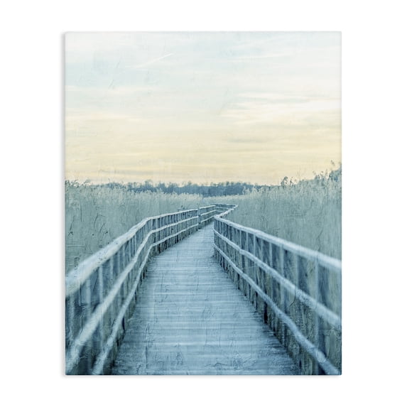 Stupell Industries Farmhouse Wooden Pier Boardwalk Canvas Art, 16 x 20, by Kim Allen