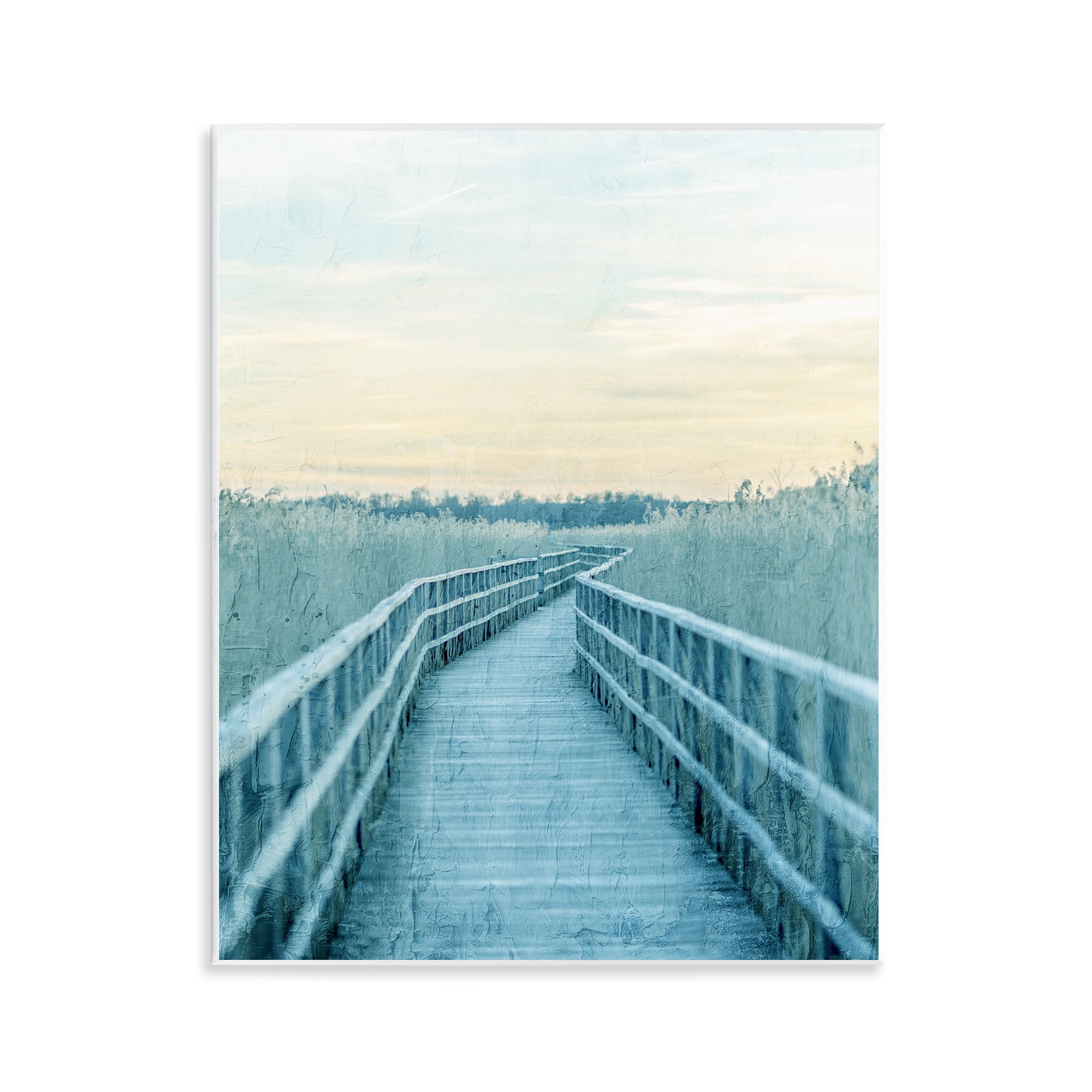 Stupell Industries Wooden Pier Boardwalk Wall Plaque Art, design by Kim Allen