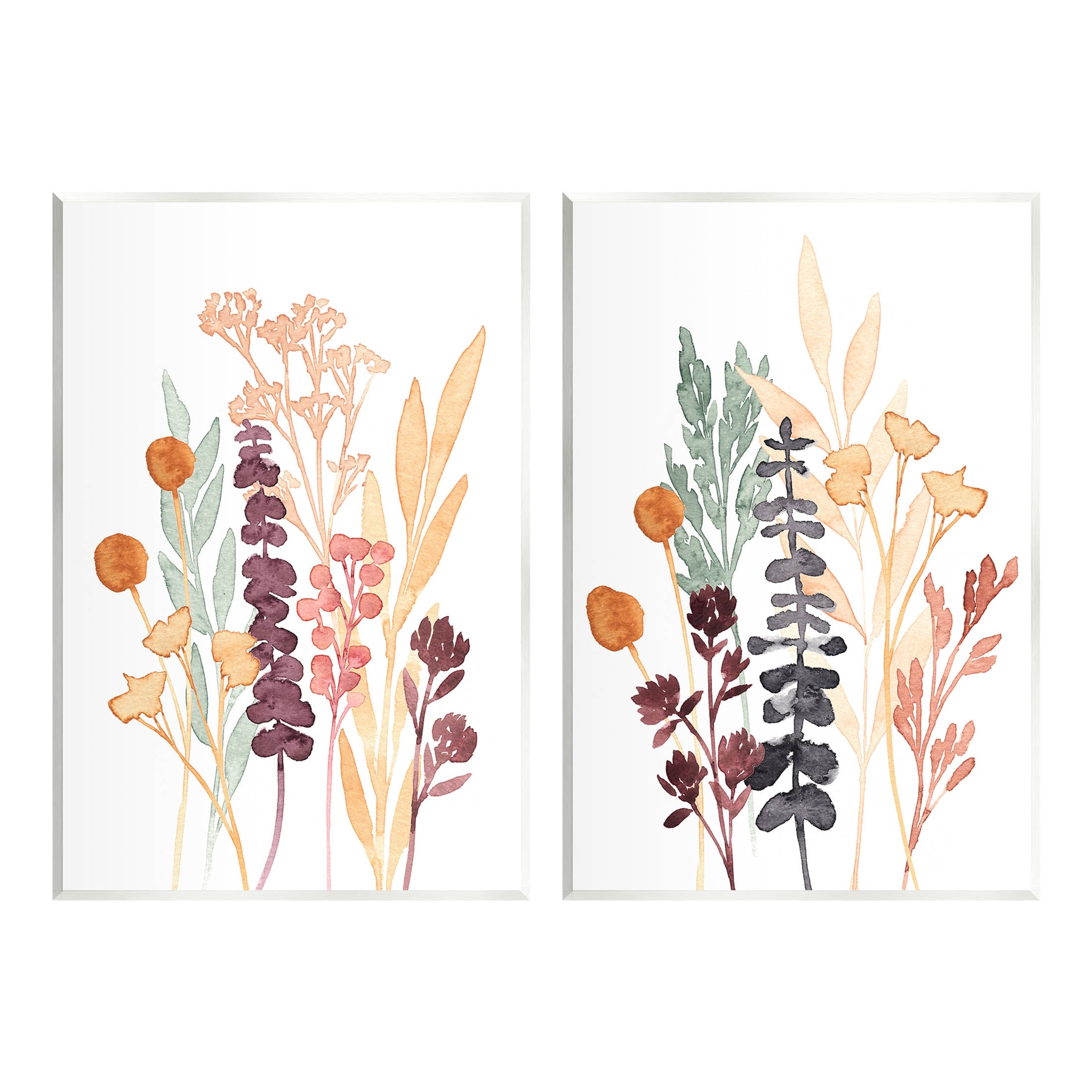 Botanical Herb Sprigs Unframed Art Print Set, 13 x 19
