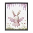 thumbnail image 1 of Stupell Industries Eclectic Woodland Bunny Forest Fairy Black Floating Frame Canvas Art, 17 x 21, by LSR Design Studio, 1 of 8