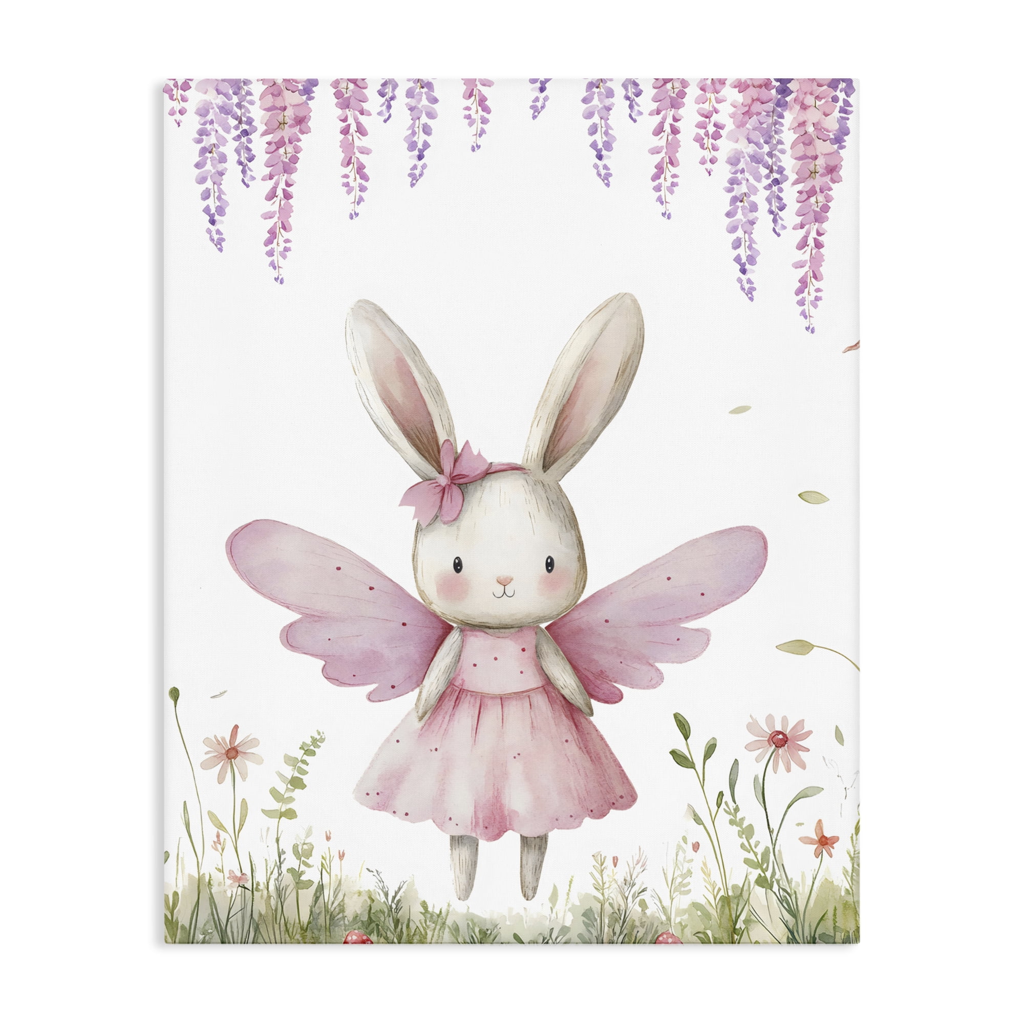 Stupell Industries Woodland Bunny Forest Fairy Canvas Wall Art, design by LSR Design Studio