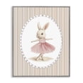 thumbnail image 1 of Stupell Industries Cottage Woodland Dancer Bunny Gray Framed Giclee Art, 24 x 30, by Christine Simpson Art, 1 of 8