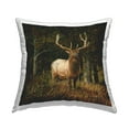 thumbnail image 1 of Stupell Industries Woodland Elk Nature Decorative Printed Throw Pillow, 18 x 18, 1 of 5
