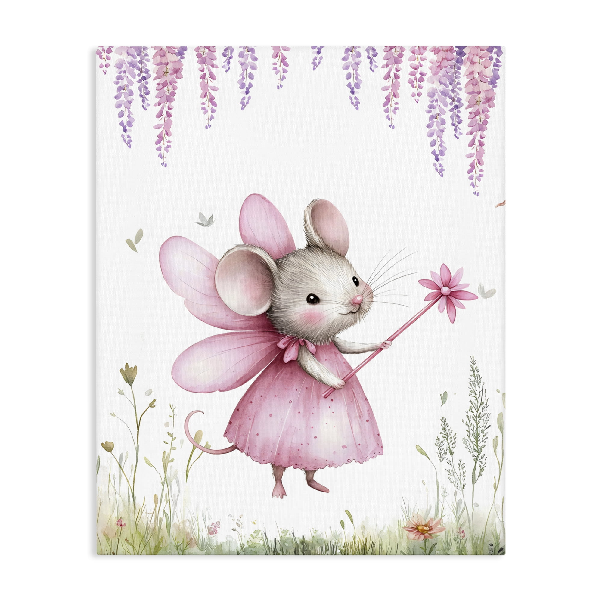 Stupell Industries Woodland Mouse Forest Fairy Canvas Wall Art, design by LSR Design Studio
