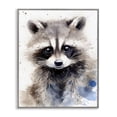thumbnail image 1 of Stupell Industries Woodland Nursery Raccoon Animals Painting Gray Framed Art Print Wall Art, 16 x 20, 1 of 2