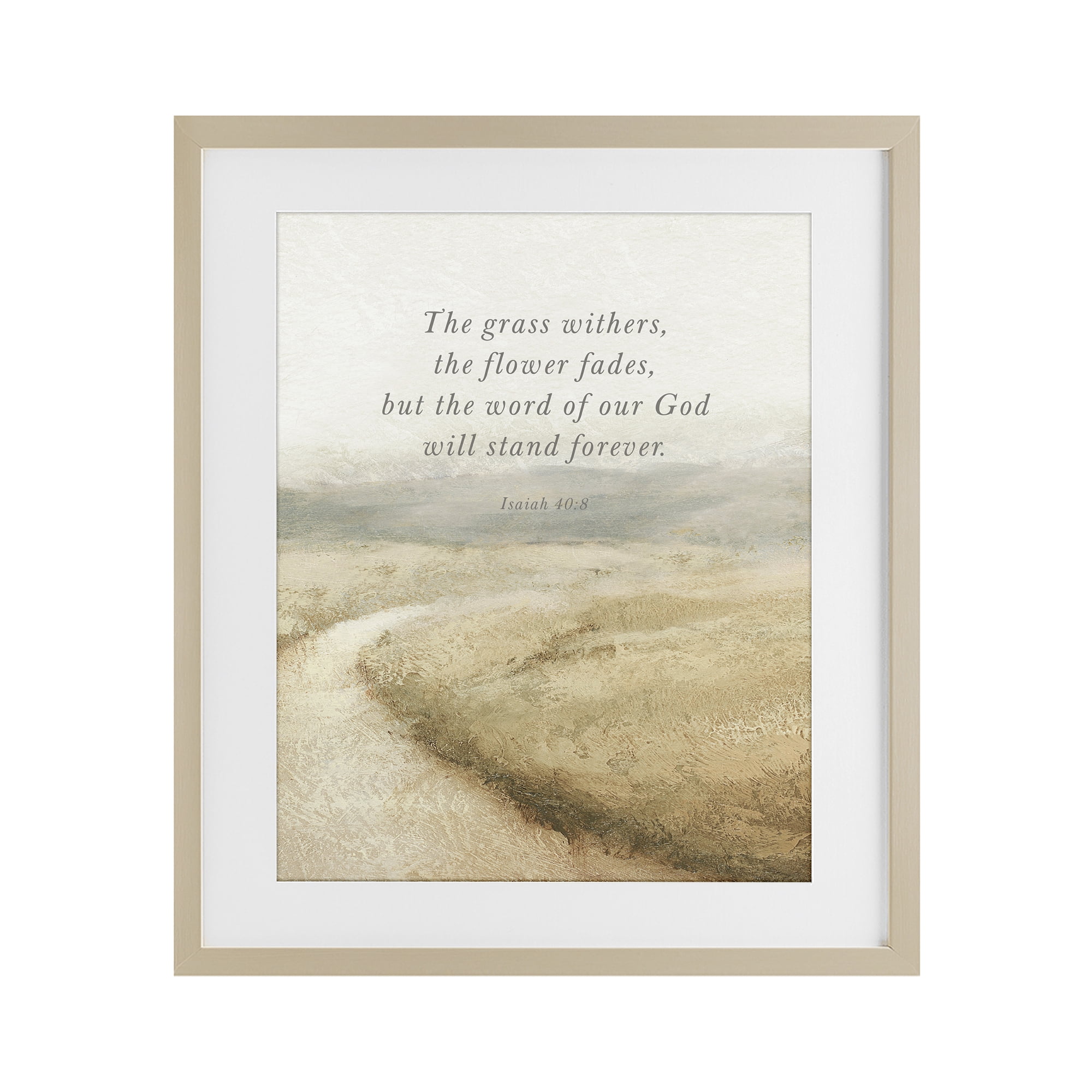 Stupell Industries Word Of God Isaiah Proverb Birch Framed Print Under Glass, design by John Spaeth
