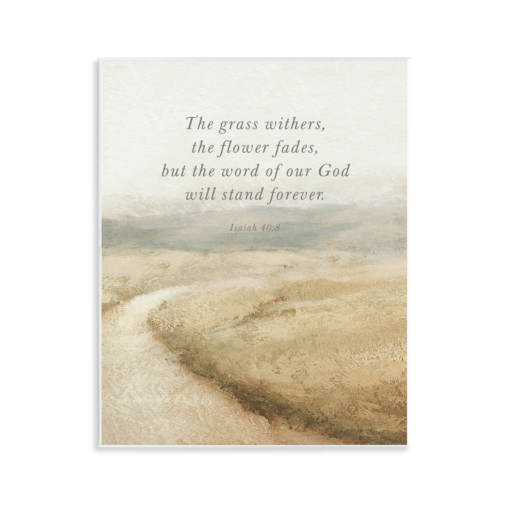 Stupell Industries Word Of God Isaiah Proverb Wall Plaque Art, design by John Spaeth