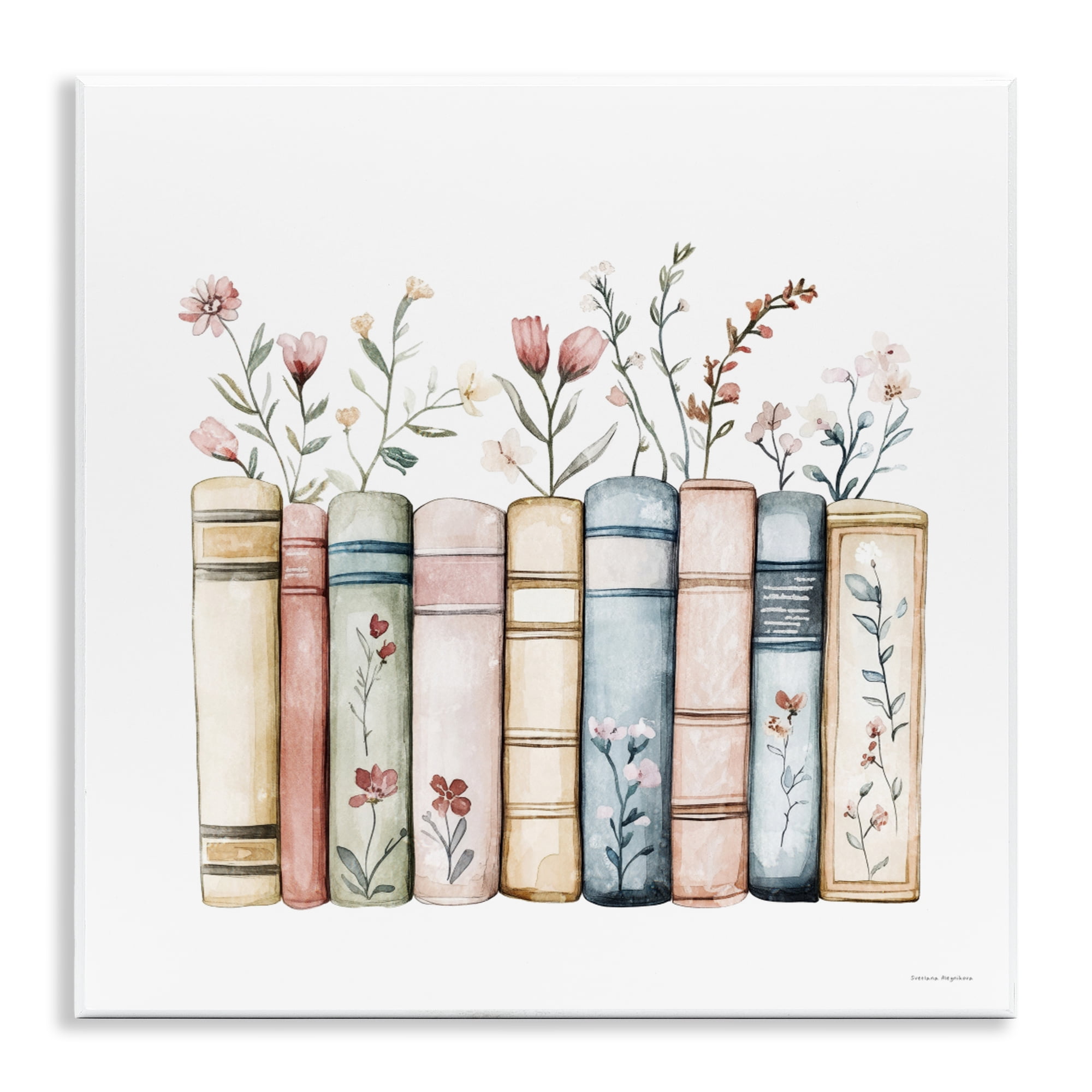 Stupell Industries Words That Blossom Wall Plaque Art, design by Svetlana Aleynikova