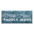 thumbnail image 1 of Stupell Industries Work Less Paddle More Fish Patterned Background ,48 x 20, Design by Yass Naffas Designs, 1 of 5