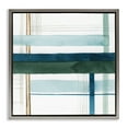 thumbnail image 1 of Stupell Industries Woven Green Hue Pattern Abstract Painting Gray Floater Framed Canvas Art Print Wall Art, 25 x 25, 1 of 10