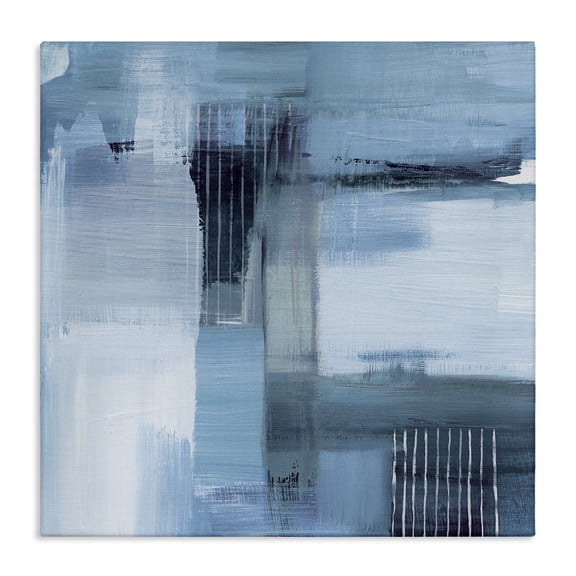 Stupell Industries Woven Paint Streaks Abstract Painting Wrapped Canvas Art Print Wall Art, 36 x 36