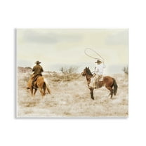 Stupell Industries Wrangling Cowboys Western Pair Wall Plaque Art design by Marcus Prime, 11 x 14
