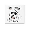 thumbnail image 1 of Stupell Industries XOXO Glam Cosmetics Makeup Graphic Art Gallery Wrapped Canvas Print Wall Art, Design by Alison Petrie, 1 of 7