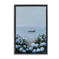 thumbnail image 1 of Stupell Industries Rustic Lodge Yacht in Floral Bay Black Floating Frame Canvas Art, 21 x 31, by Petals Prints Design, 1 of 8