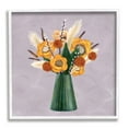 thumbnail image 1 of Stupell Industries Yellow Autumn Floral Bouquet in Green Vase , 12 x 12, Designed by Ziwei Li, 1 of 7