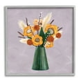 thumbnail image 1 of Stupell Industries Yellow Autumn Floral Bouquet in Green Vase , 12 x 12, Designed by Ziwei Li, 1 of 7