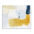 thumbnail image 1 of Stupell Industries Yellow & Blue Abstract Abstract Painting Gallery Wrapped Canvas Art Print Wall Art, 40 x 30, 1 of 8