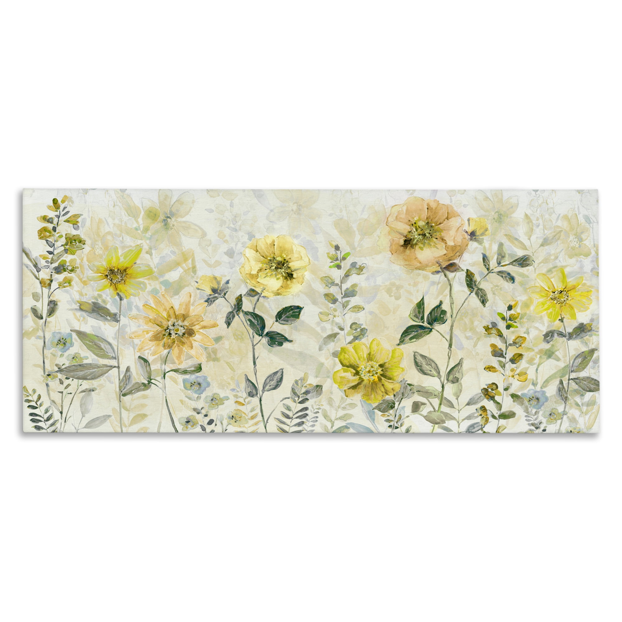 Stupell Industries Yellow Buttercup Garden Canvas Wall Art, design by Sally Swatland