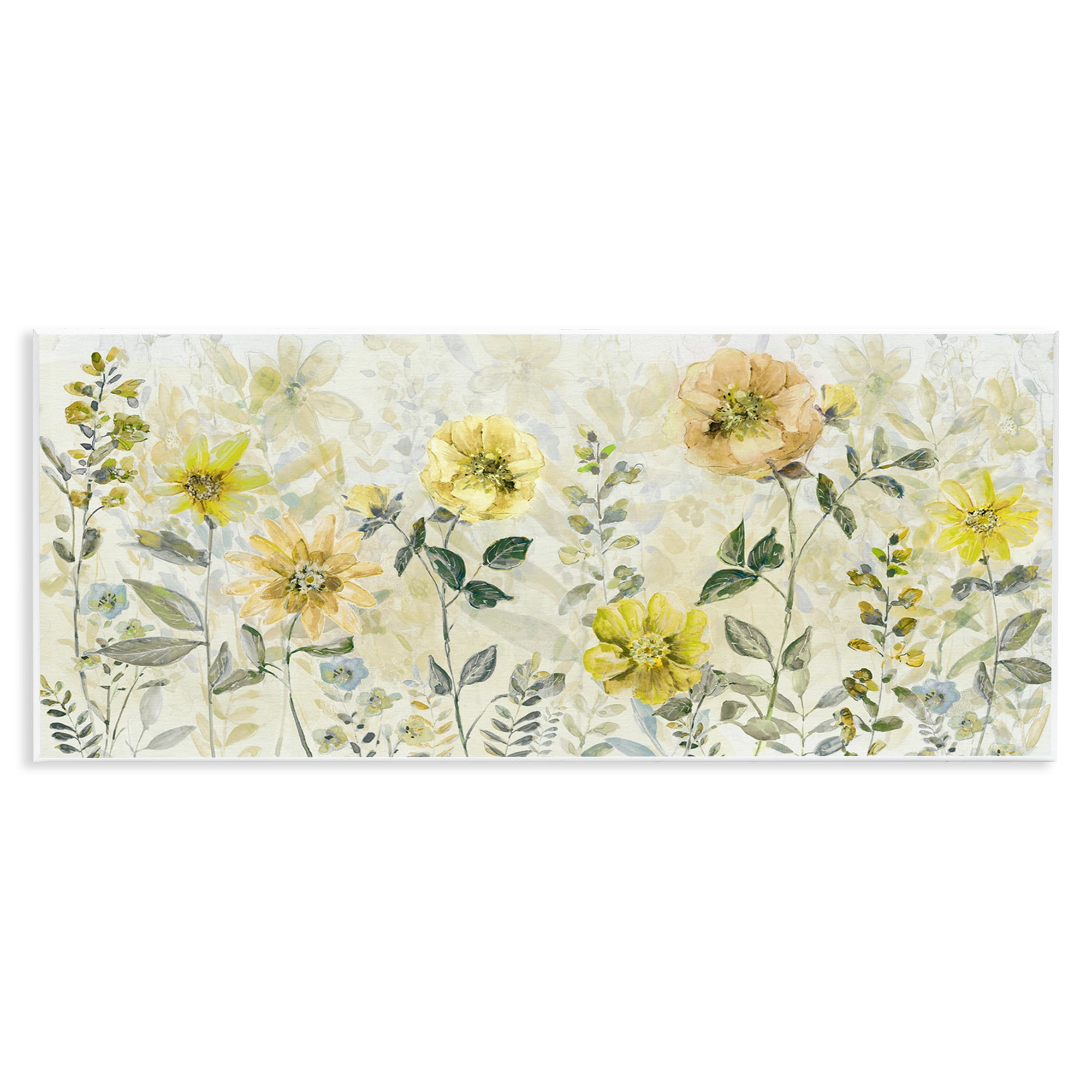 Stupell Industries Yellow Buttercup Garden Wall Plaque Art, design by Sally Swatland