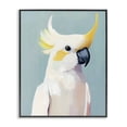 thumbnail image 1 of Stupell Industries Modern Yellow Crested Cockatoo Black Framed Giclee Art, 11 x 14, by The Prints Vibe, 1 of 8