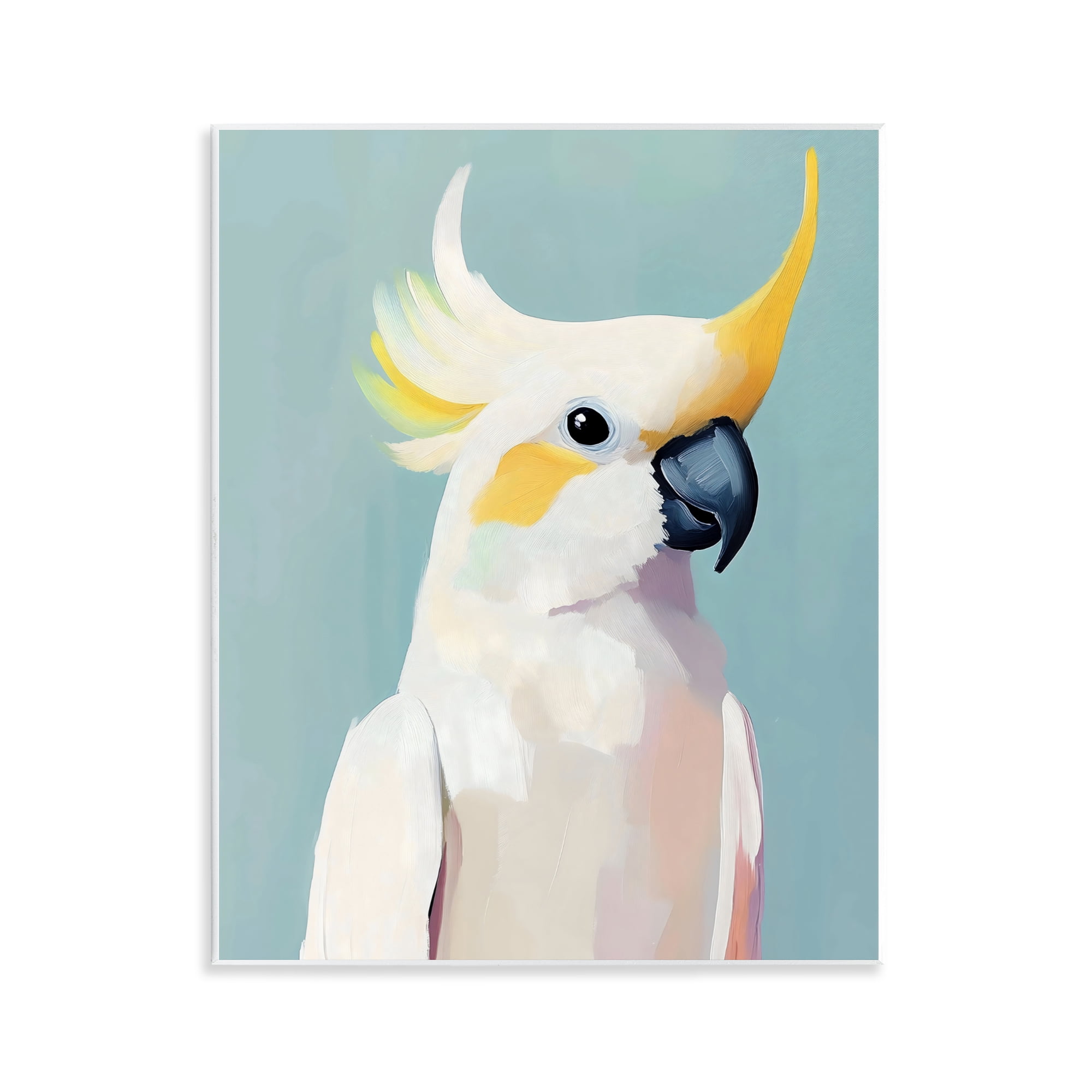 Stupell Industries Yellow Crested Cockatoo Wall Plaque Art, design by The Prints Vibe
