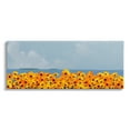 thumbnail image 1 of Stupell Industries Yellow Daisies by Sea Botanical & Floral Painting Gallery Wrapped Canvas Print Wall Art, 30 x 13, 1 of 7