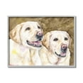 thumbnail image 1 of Stupell Industries Yellow Labrador Friends Pet Dogs Resting Black Framed, 11 x 14, Design by George Dyachenko, 1 of 5