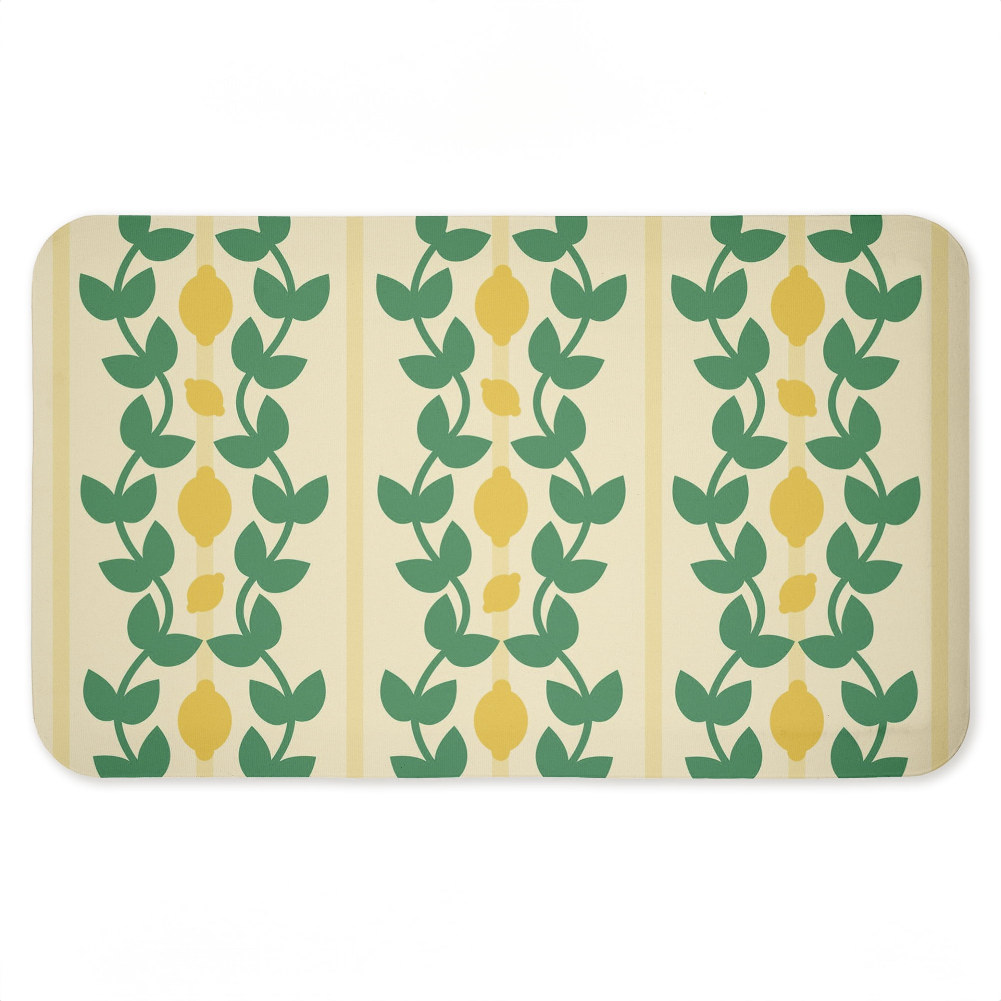 Stupell Industries Yellow Lemon Vines Printed Anti-Fatigue Floor Mat, design by Lil' Rue