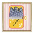 thumbnail image 1 of Stupell Industries Mid-Century Yellow Sardine Tin Gold Floating Frame Canvas Art, 18 x 18, by Creative Studio, 1 of 8