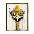 thumbnail image 1 of Stupell Industries Yellow Steampunk Emu Animals & Insects Painting Gold Floater Framed Canvas Art Print Wall Art, 25 x 31, 1 of 10