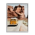 thumbnail image 1 of Stupell Industries Yellow Van Driving Canyon Desert Rural Road Framed Wall Art, 24 x 30, Design by Amy Brinkman, 1 of 5