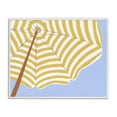 thumbnail image 1 of Stupell Industries Yellow & White Umbrella Coastal Painting White Framed Art Print Wall Art, 14 x 11, 1 of 10
