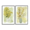 thumbnail image 1 of Stupell Industries Yellow Wildflowers in Bloom Floral & Botanical Painting Black Framed Art Print Wall Art, 12 x 18, Set of 2, 1 of 2