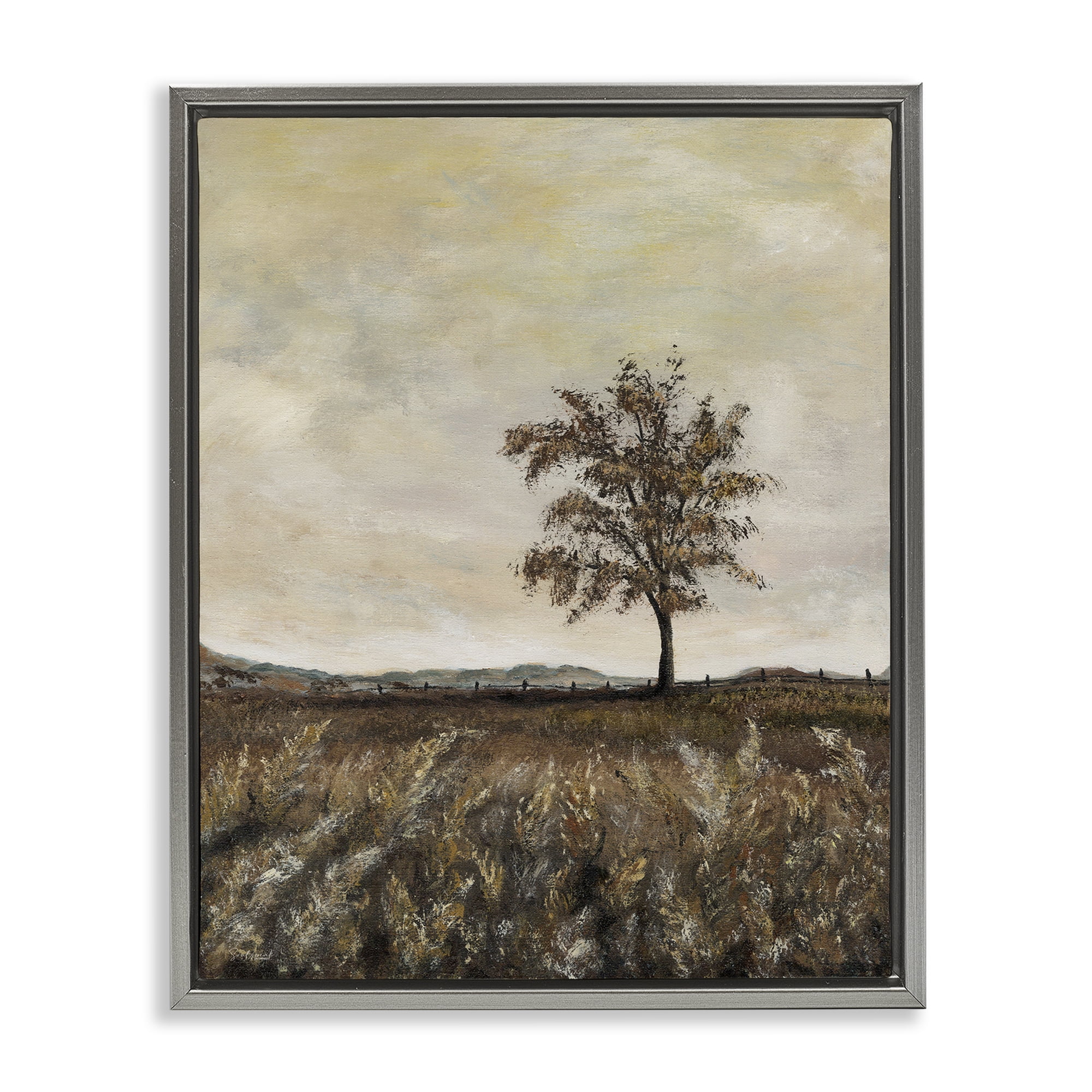 Stupell Industries Yesterdays Gone By Gray Framed Floater Canvas Wall Art, design by Soulspeak & Sawdust