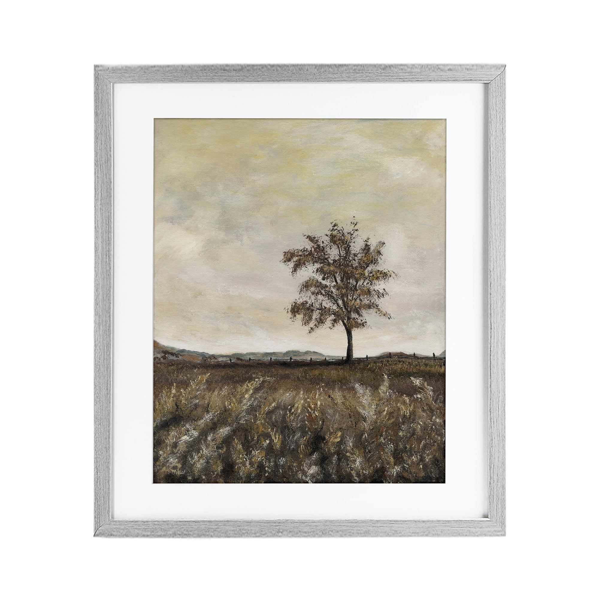 Stupell Industries Yesterdays Gone By Gray Framed Print Under Glass, design by Soulspeak & Sawdust