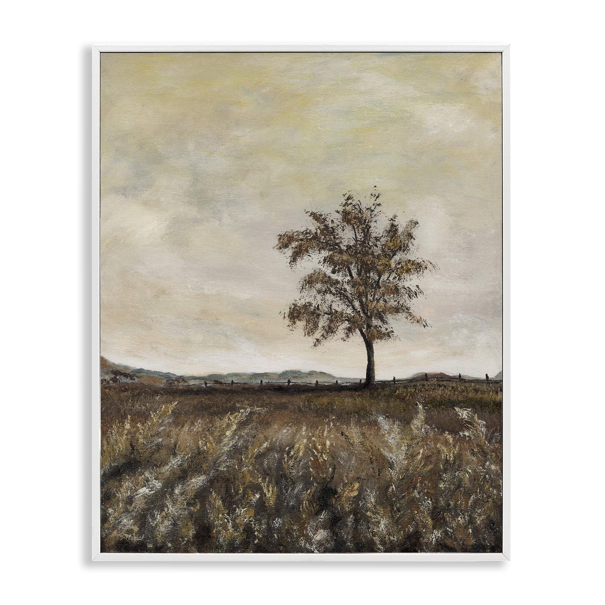 Stupell Industries Yesterdays Gone By White Framed Giclee Art, design by Soulspeak & Sawdust