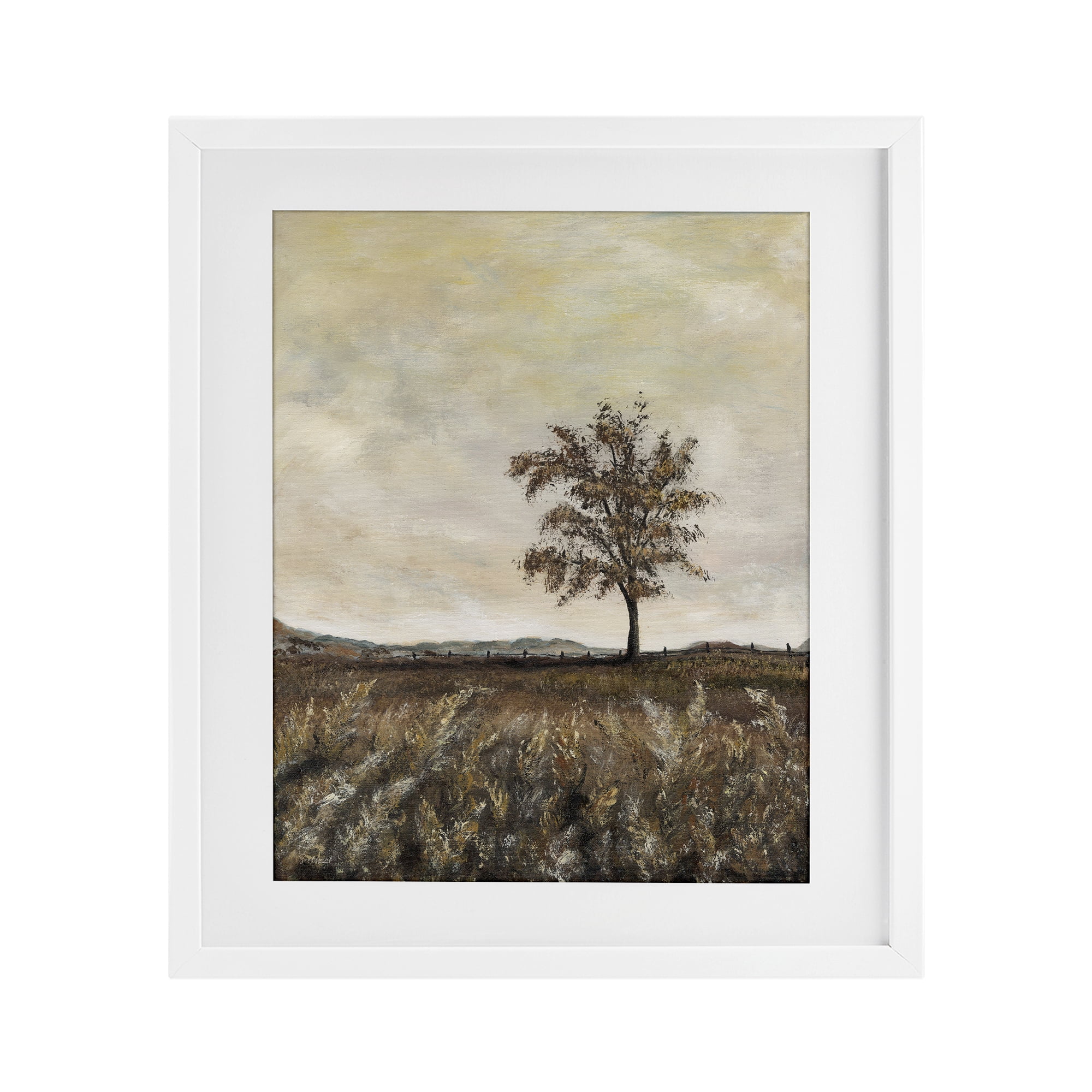 Stupell Industries Yesterdays Gone By White Framed Print Under Glass, design by Soulspeak & Sawdust