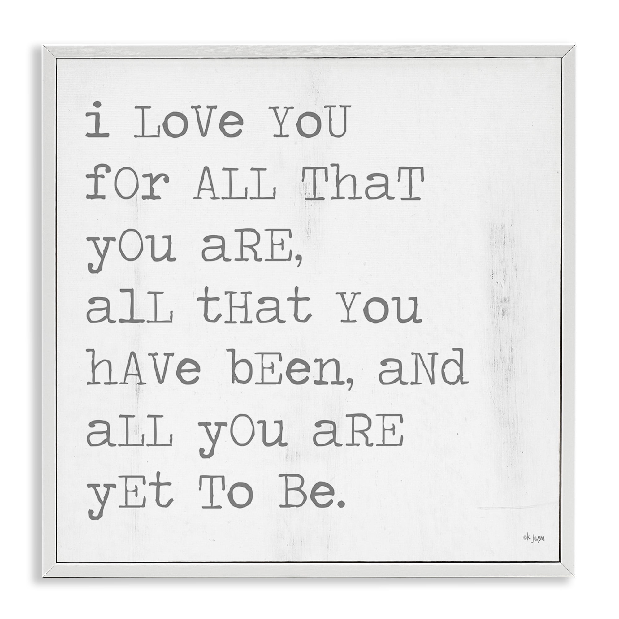 Stupell Industries Yet To Be Inspiring Phrase Typography Painting White Framed Art Print Wall Art, 12 x 12
