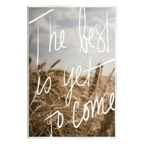 Stupell Industries Yet To Come Rural Landscape Inspirational Painting Unframed Art Print Wall Art, 10 x 15