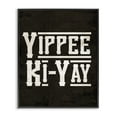 thumbnail image 1 of Stupell Industries Yippie Ki-Yay Saying Text & Numbers Painting Black Framed Art Print Wall Art, 24 x 30, 1 of 2