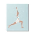 thumbnail image 1 of Stupell Industries Yoga Crescent Moon Pose Human Working out,24 x 30, Design by Nina Blue, 1 of 5