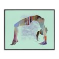 thumbnail image 1 of Stupell Industries Yoga Exercise Pose People Painting Black Framed Art Print Wall Art, 14 x 11, 1 of 2