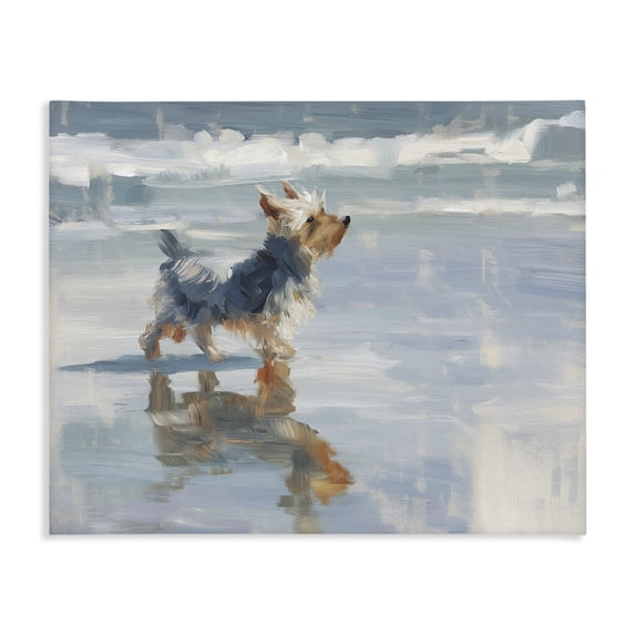 Stupell Industries Tropical Yorkie's Quiet Moment Canvas Art, 30 x 24, by Svetlana Aleynikova
