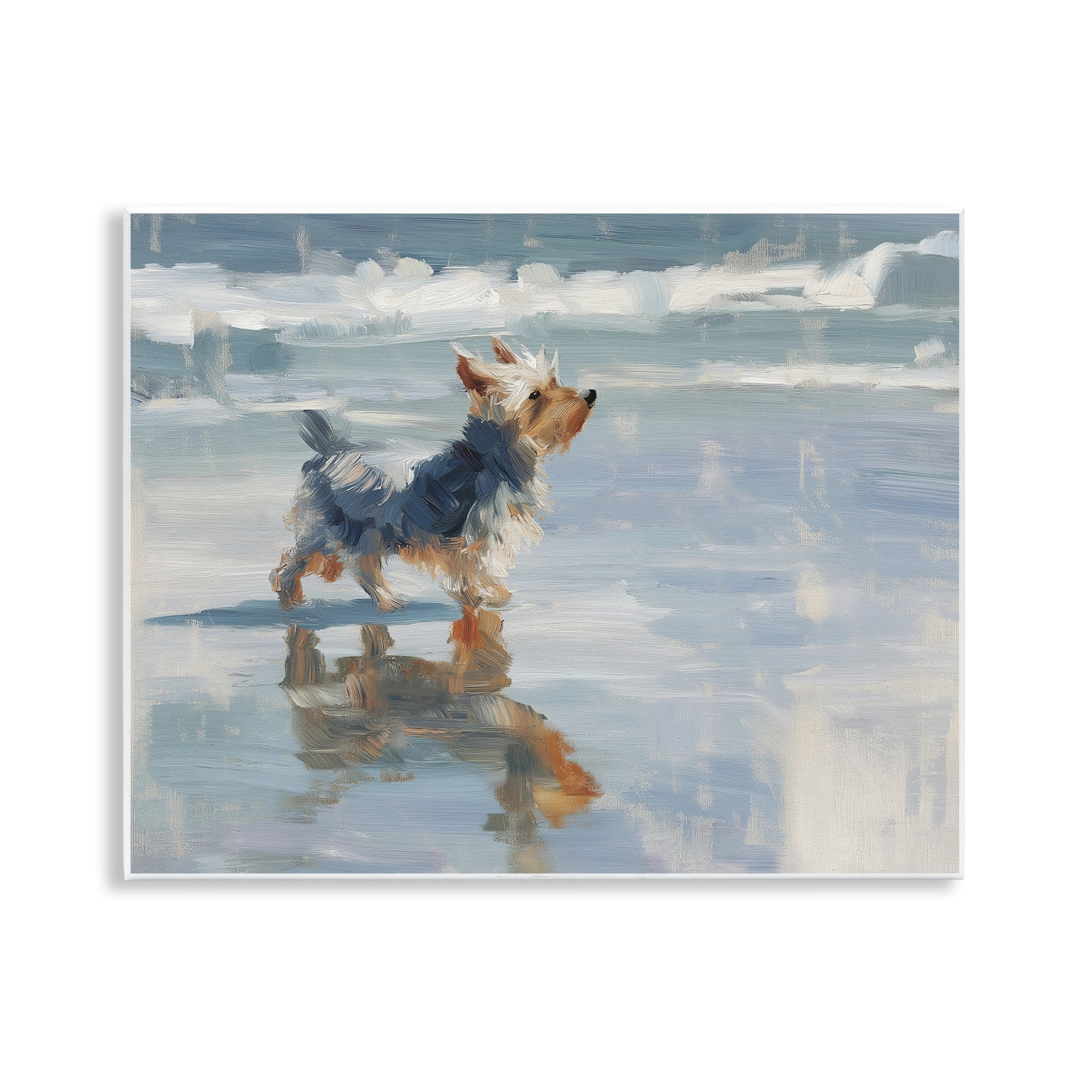 Stupell Industries Yorkie's Quiet Moment Wall Plaque Art, design by Svetlana Aleynikova