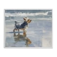 thumbnail image 1 of Stupell Industries Tropical Yorkie's Quiet Moment White Framed Giclee Art, 30 x 24, by Svetlana Aleynikova, 1 of 8