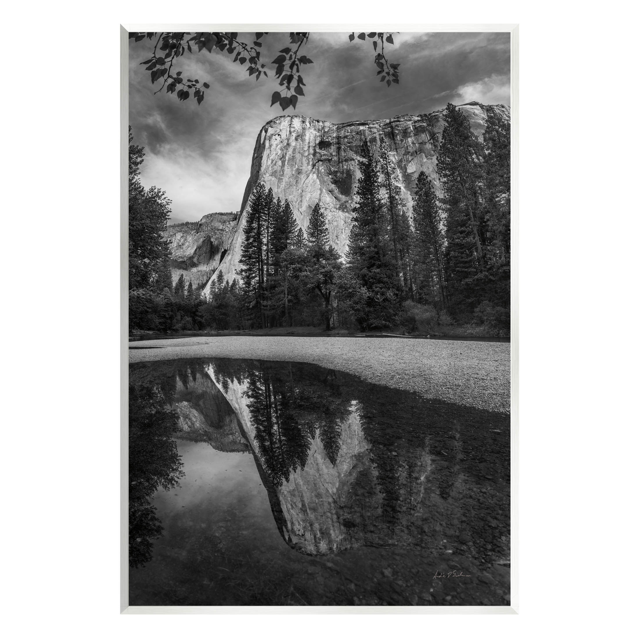Stupell Industries Yosemite Wildlife Nature Reflection Photograph Unframed Art Print Wall Art, Design by Andre Eichman