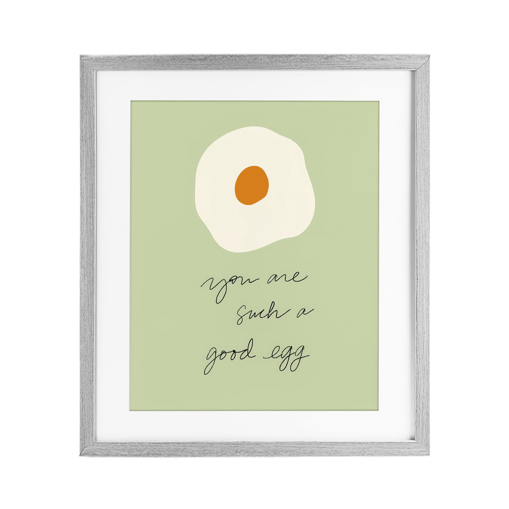 Stupell Industries You Are A Good Egg Gray Framed Print Under Glass, design by SD Graphics Studio