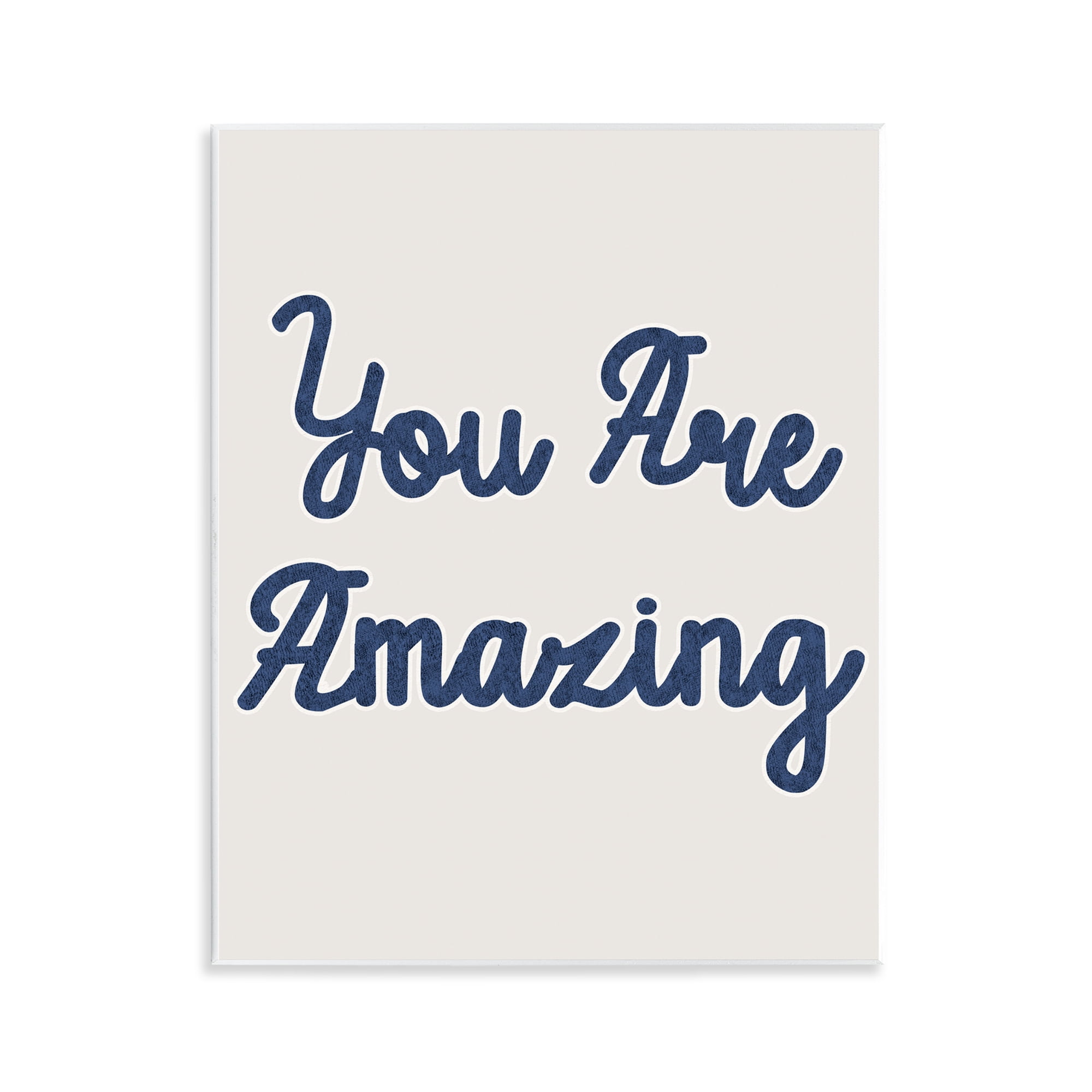 Stupell Industries You Are Amazing Phrase Typography Painting Unframed Art Print Wall Art, 11 x 14